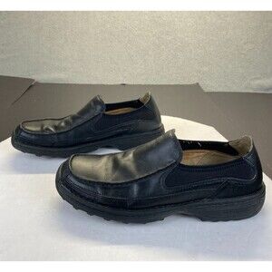 Timberland 79030 Black Leather Slip On Loafers Men's Size 10.5 M,Comfort